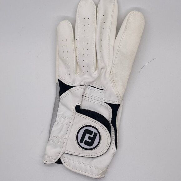 FootJoy Golf  Medium WeatherSof Golf Glove  Leather  White  Left Hand - Picture 2 of 4